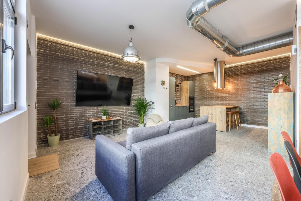 Loft Reformado Industrial Apartment Madrid Ngoại thất bức ảnh